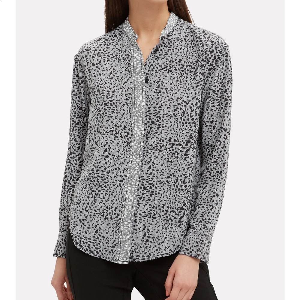 rag & bone Christie Cheetah/Leopard Print Shirt
